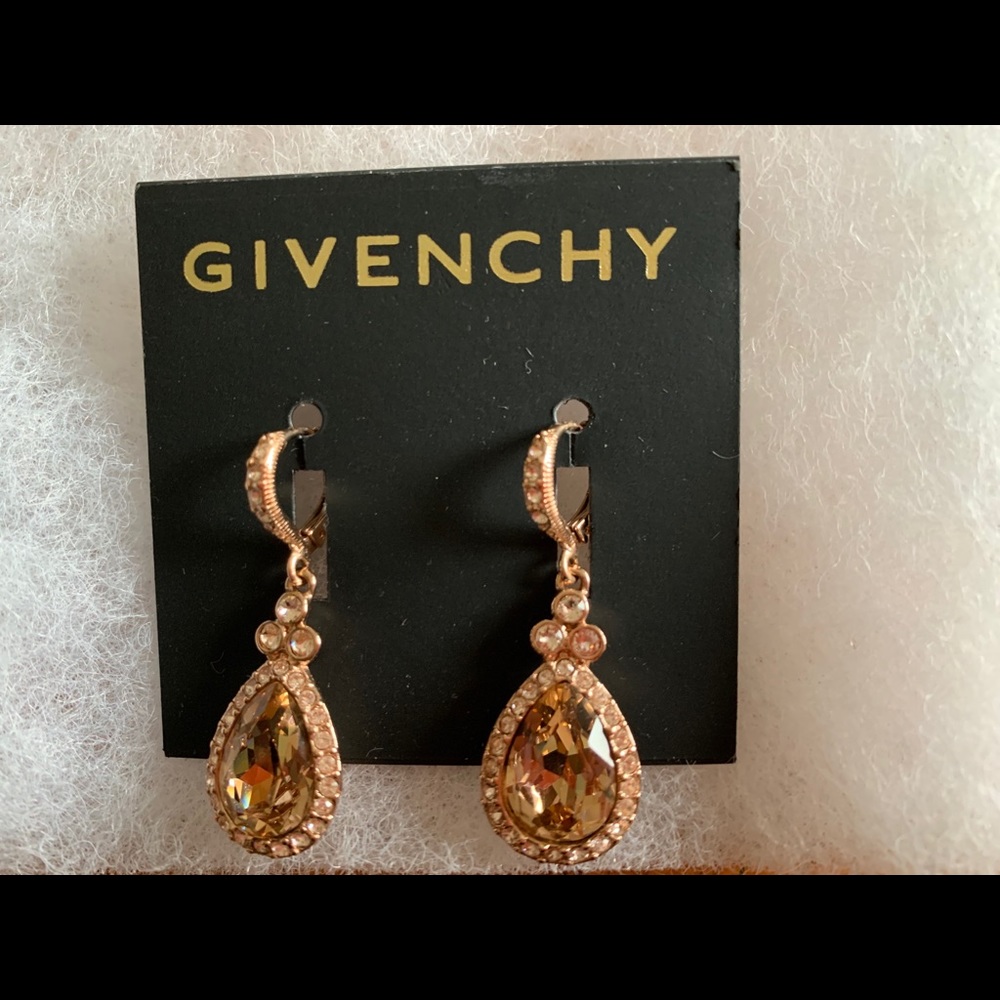 Givenchy Rose Gold Drop Earrings